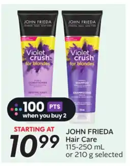 Sobeys JOHN FRIEDA Hair Care offer