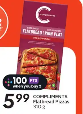 Sobeys COMPLIMENTS Flatbread Pizzas offer