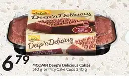 Sobeys MCCAIN Deep'n Delicious Cakes offer