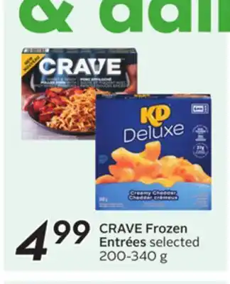 Sobeys CRAVE Frozen Entrées offer