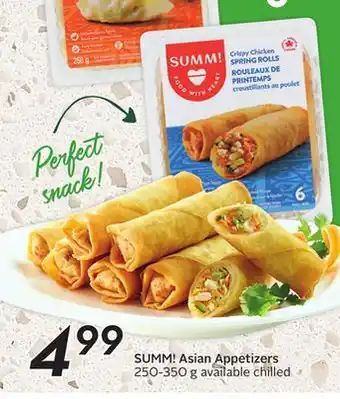 Sobeys SUMM! Asian Appetizers offer