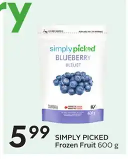 Sobeys SIMPLY PICKED Frozen Fruit offer