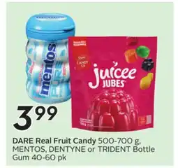 Sobeys DARE Real Fruit Candy offer