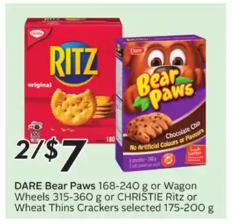 Sobeys DARE Bear Paws offer