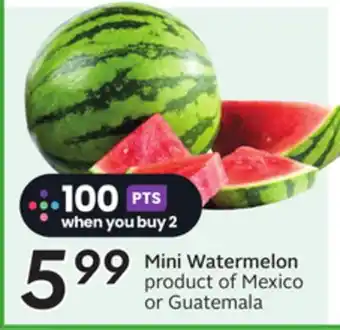 Sobeys Mini Watermelon offer