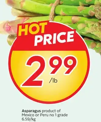 Sobeys Asparagus offer