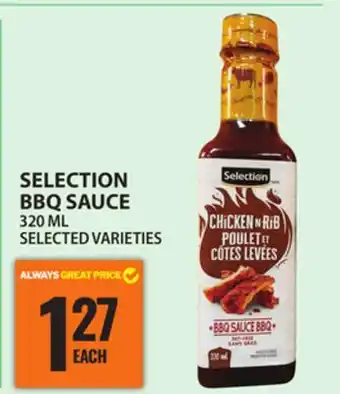 Food Basics SELECTION BBQ SAUCE offer