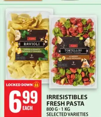 Food Basics IRRESISTIBLES FRESH PASTA offer