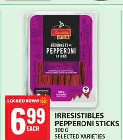 Food Basics IRRESISTIBLES PEPPERONI STICKS offer