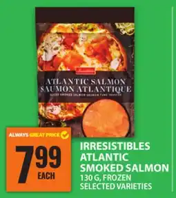 Food Basics IRRESISTIBLES ATLANTIC SMOKED SALMON offer