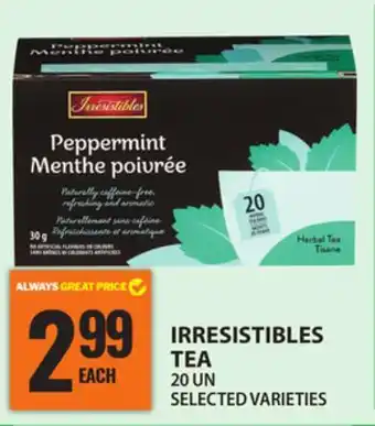 Food Basics IRRESISTIBLES TEA offer