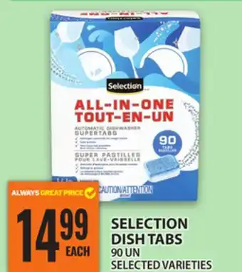 Food Basics SELECTION DISH TABS offer