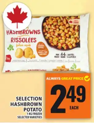 Food Basics SELECTION HASHBROWN POTATO offer