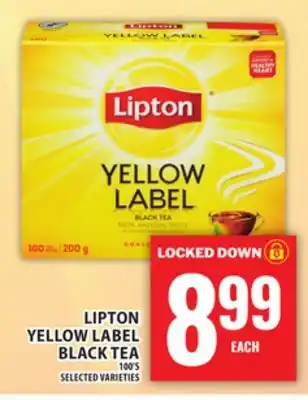 Food Basics Lipton YELLOW LABEL BLACK TEA offer