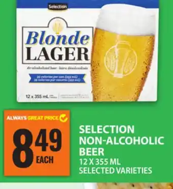 Food Basics SELECTION NON-ALCOHOLIC BEER offer