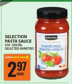 Food Basics SELECTION PASTA SAUCE offer