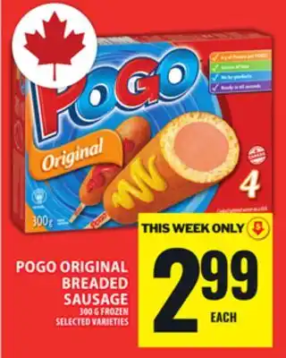 Food Basics POGO ORIGINAL BREADED SAUSAGE offer