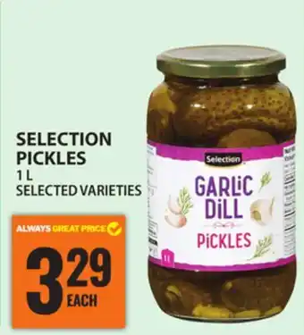 Food Basics SELECTION PICKLES offer