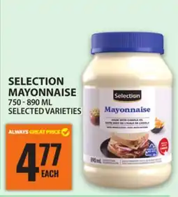 Food Basics SELECTION MAYONNAISE offer