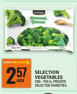 Food Basics SELECTION VEGETABLES offer