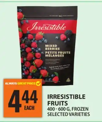 Food Basics IRRESISTIBLES FRUITS offer