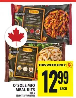 Food Basics O' SOLE MIO MEAL KITS offer