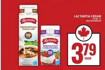 Food Basics LACTANTIA CREAM offer