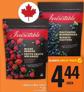 Food Basics IRRESISTIBLE FRUIT offer