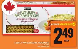 Food Basics SELECTION LASAGNA NOODLES offer