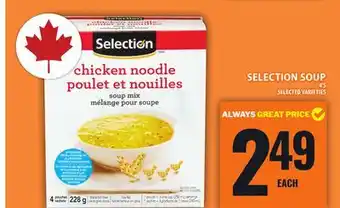 Food Basics SELECTION SOUP offer