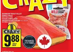 Food Basics RAINBOW TROUT FILLET FAMILY PACK offer