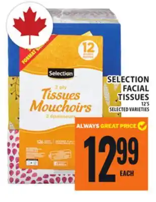 Food Basics SELECTION FACIAL TISSUES offer