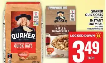 Food Basics QUAKER QUICK OATS offer