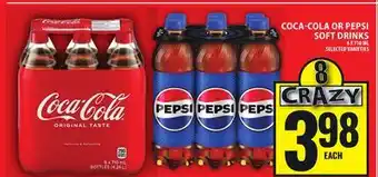 Food Basics COCA-COLA OR PEPSI SOFT DRINKS offer