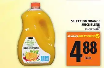 Food Basics SELECTION ORANGE JUICE BLEND offer