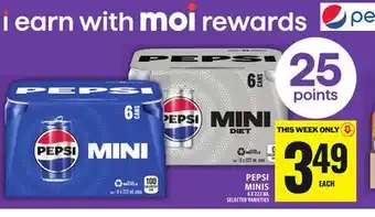 Food Basics PEPSI MINIS offer