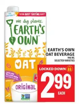 Food Basics EARTH'S OWN OAT BEVERAGE offer