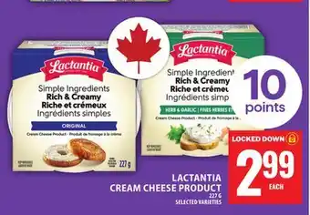 Food Basics LACTANTIA CREAM CHEESE PRODUCT offer