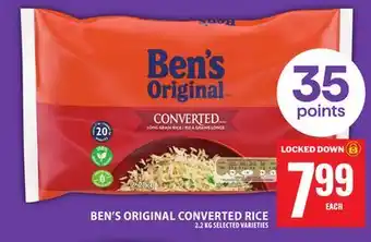 Food Basics BEN'S ORIGINAL CONVERTED RICE offer