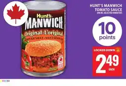 Food Basics HUNT'S MANWICH TOMATO SAUCE offer