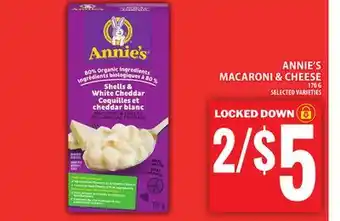 Food Basics ANNIE'S MACARONI & CHEESE offer