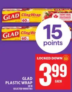 Food Basics GLAD PLASTIC WRAP offer