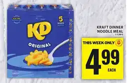 Food Basics KRAFT DINNER NOODLE MEAL offer