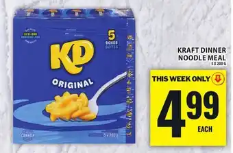 Food Basics KRAFT DINNER NOODLE MEAL offer