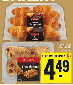 Food Basics IRRESISTIBLES CROISSANTS offer