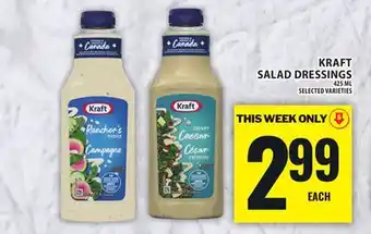 Food Basics KRAFT SALAD DRESSINGS offer