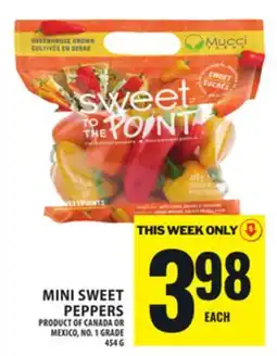 Food Basics MINI SWEET PEPPERS offer