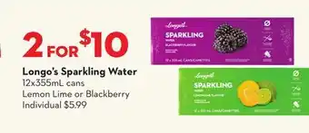 Longo's Longo's Sparkling Water offer