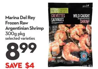 Longo's Marina Del Rey Frozen Raw Argentinian Shrimp offer