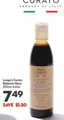 Longo's Longo's Curato Balsamic Glaze offer